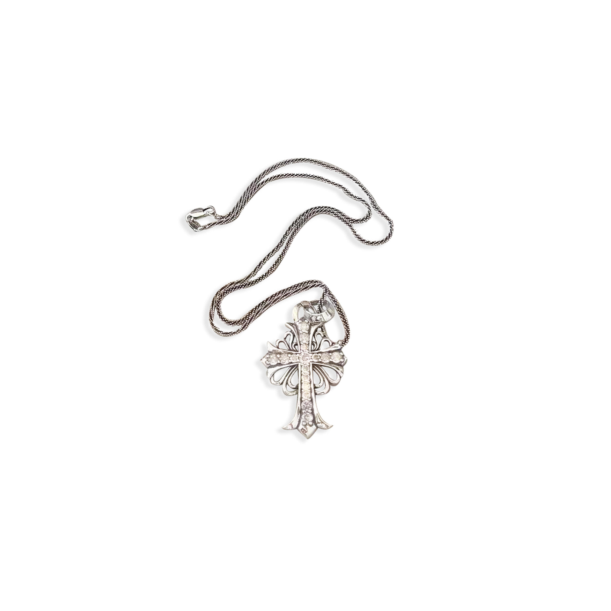 Ch*0me He**ts cross pendant necklace 326727